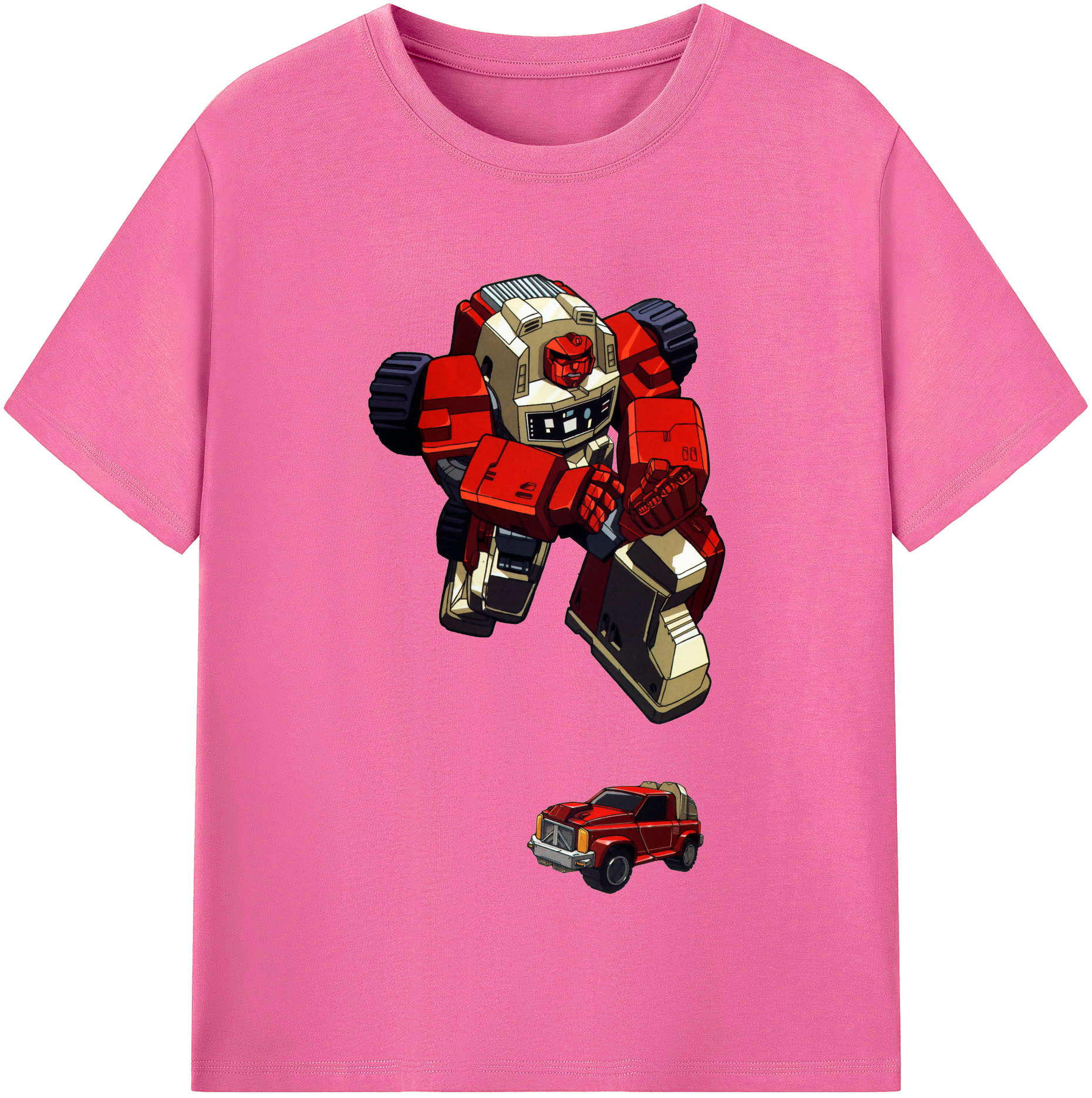 （画像用）  レディースカジュアルプリントTシャツ（綿100％）